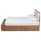 Baxton Studio Milana Ash Walnut Wood 4-Drawer Queen Size Platform Storage Bed 173-9423-10669 - alternate 6